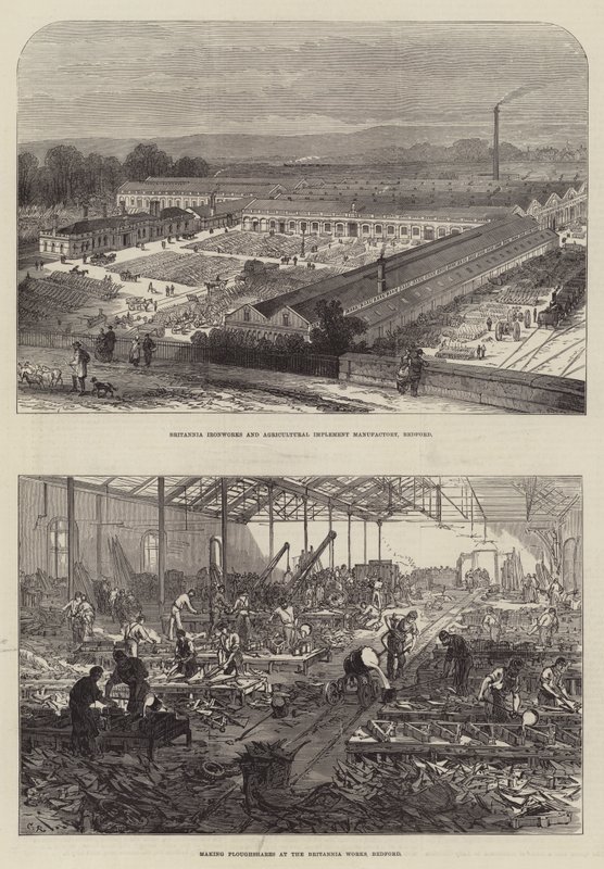 Britannia Works i Bedford af Sir John Charles Robinson