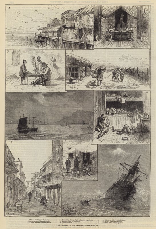 Kineserne i San Francisco af Sir John Charles Robinson
