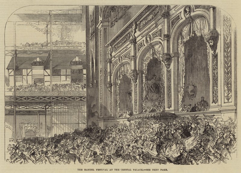Händelfestivalen i Crystal Palace af Sir John Charles Robinson
