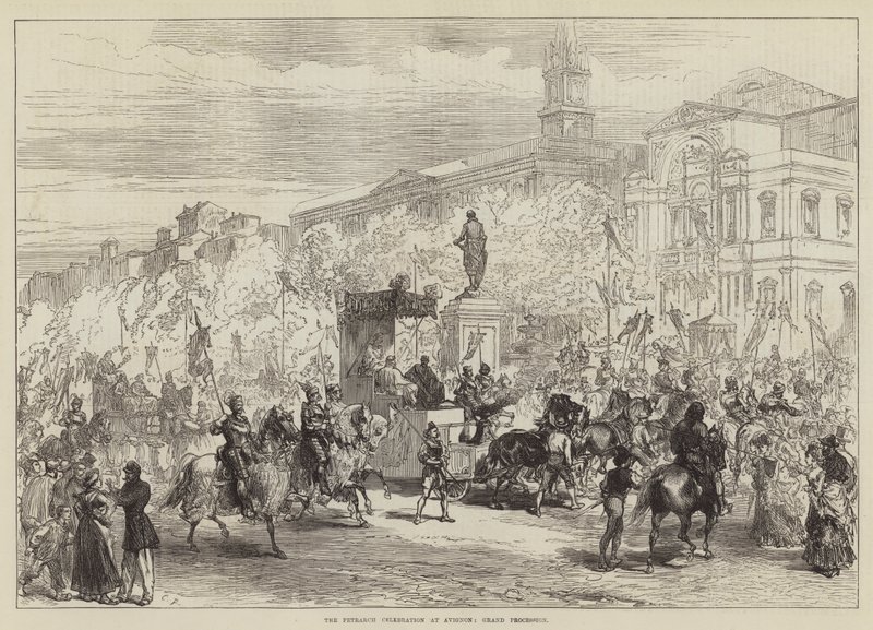 Petrarch-fejringen i Avignon, Grand Procession af Sir John Charles Robinson