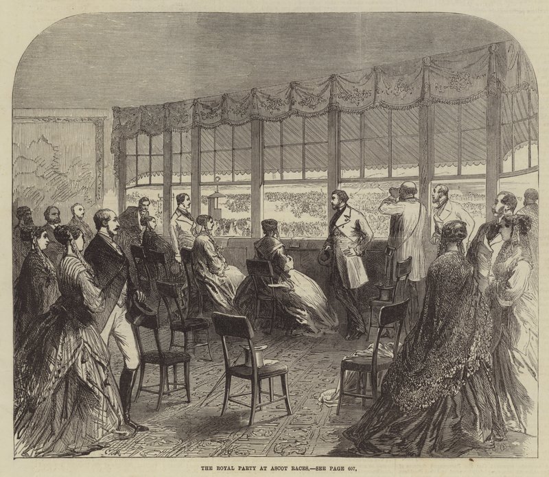 Den kongelige fest ved Ascot Races af Sir John Charles Robinson