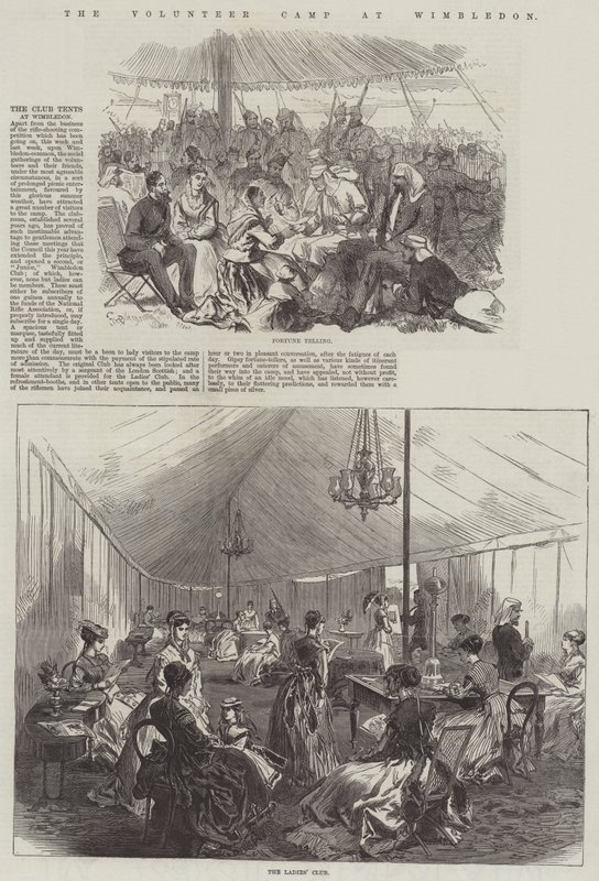 Frivilliglejren i Wimbledon af Sir John Charles Robinson