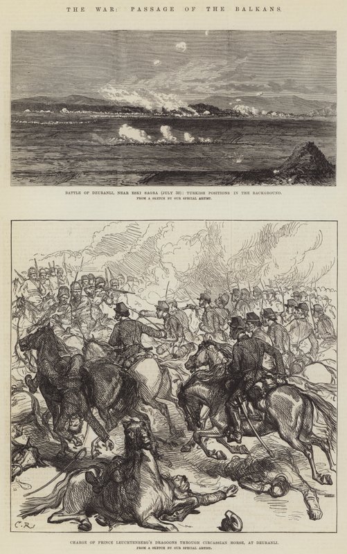 Krigen, passage af Balkan af Sir John Charles Robinson