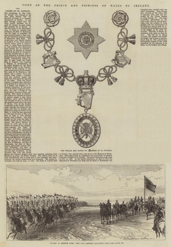 Besøg af prinsen og prinsessen af Wales til Irland af Sir John Charles Robinson