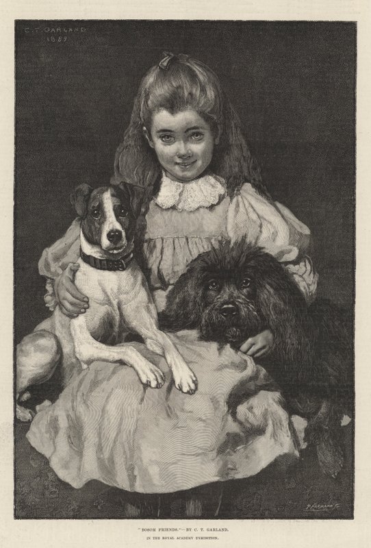 Bosom Friends i Royal Academy Exhibition af Charles Trevor Garland