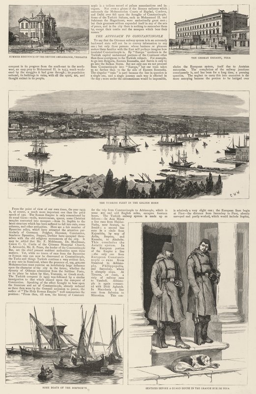 Konstantinopel illustreret af Charles William Wyllie