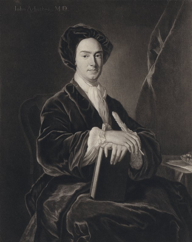 John Arbuthnot (litho) af Charles (after) Jervas