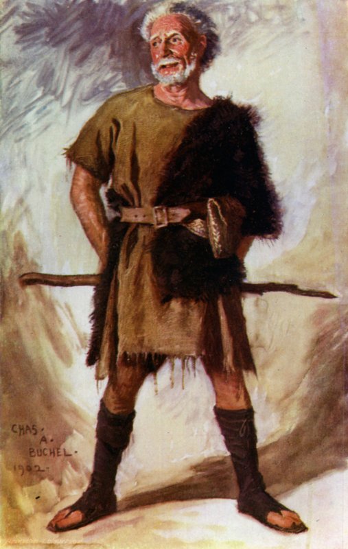 Eumaeus, Mr Lionel Brough (farve litho) af Charles A. Buchel