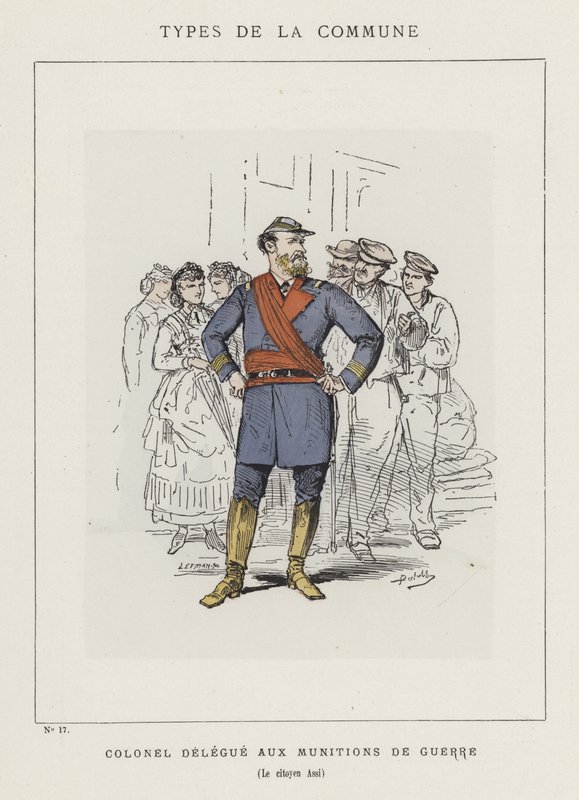 Oberstdelegeret for krigsammunition, borger Assi af Charles Albert d Arnoux Bertall