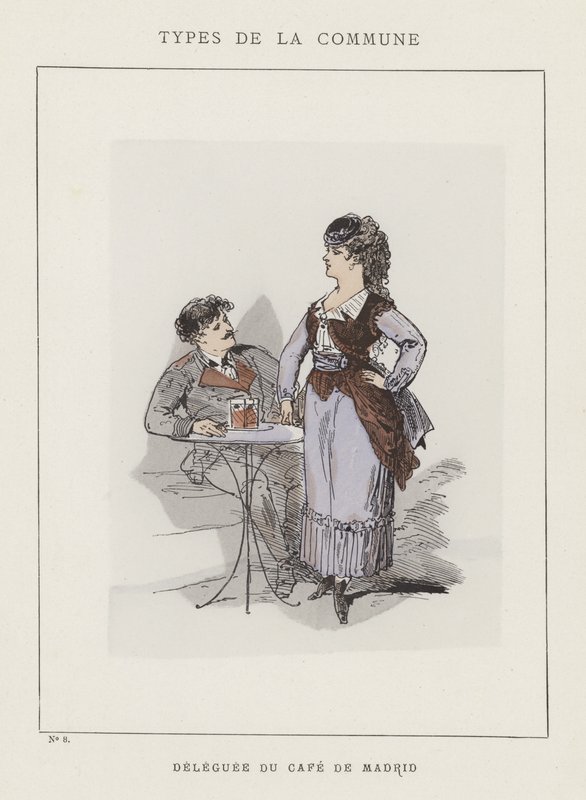 Délégué du Cafe de Madrid af Charles Albert d Arnoux Bertall