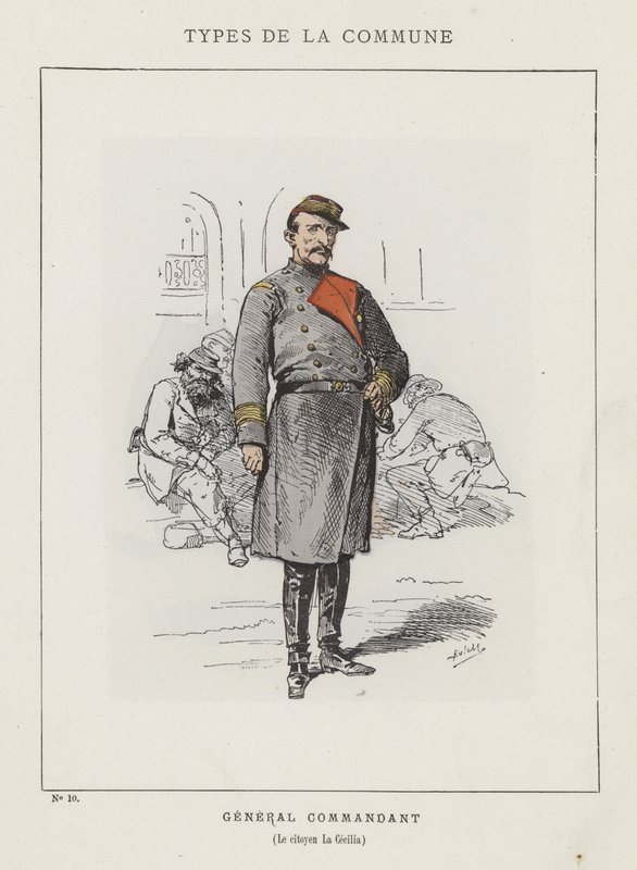 Generalkommandant, borger La Cecilia af Charles Albert d Arnoux Bertall