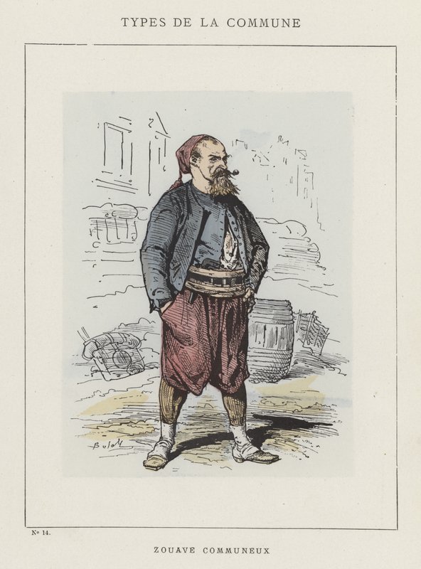 Zouave Communeux af Charles Albert d Arnoux Bertall