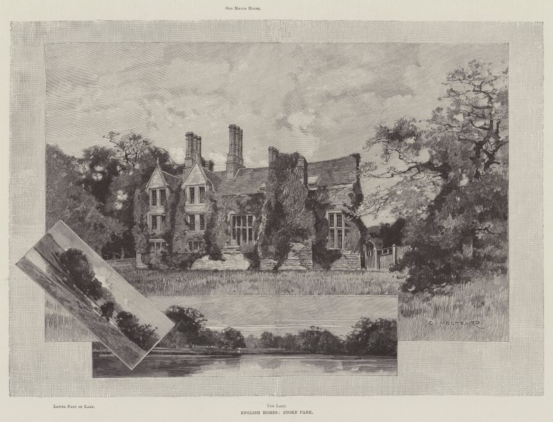 English Homes, Stoke Park af Charles Auguste Loye