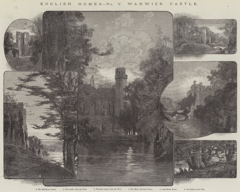 English Homes, Warwick Castle af Charles Auguste Loye