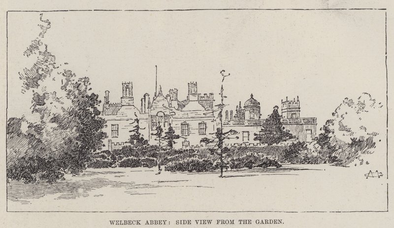 English Homes, Welbeck Abbey af Charles Auguste Loye