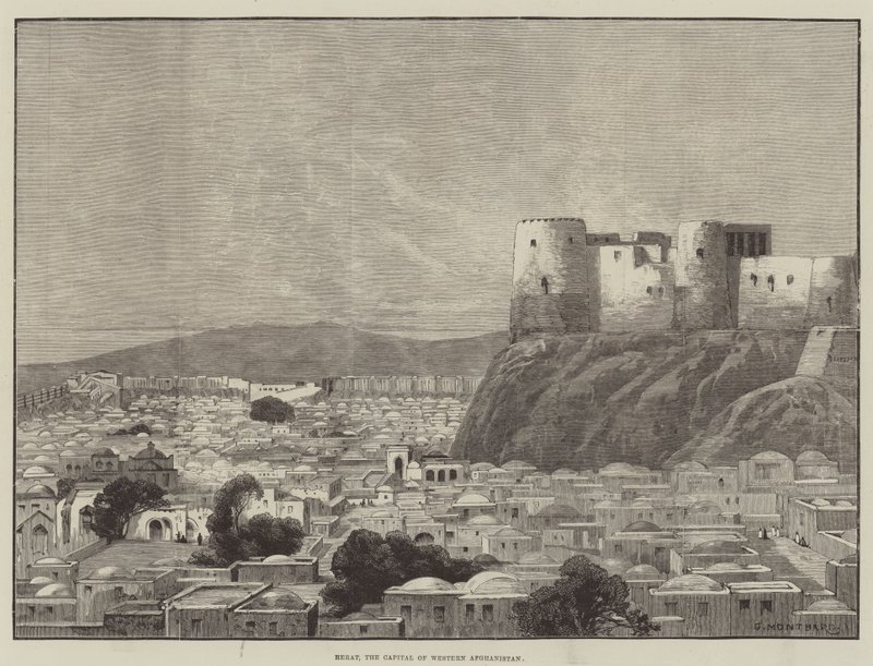 Herat, hovedstaden i det vestlige Afghanistan af Charles Auguste Loye