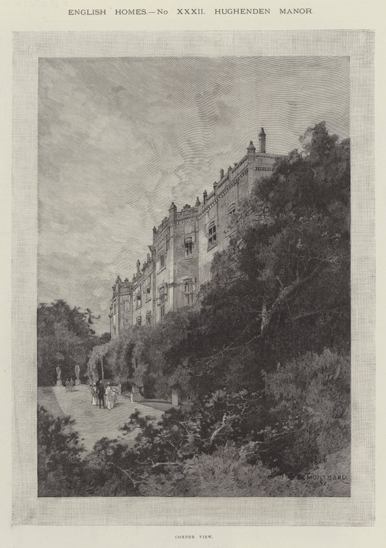 Hughenden Herregård, Hjørneudsigt af Charles Auguste Loye