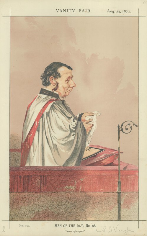 Pastor Charles John Vaughan af Charles Auguste Loye