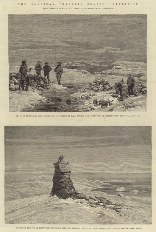 Den amerikanske Franklin-efterforskningsekspedition af Charles Auguste Loye