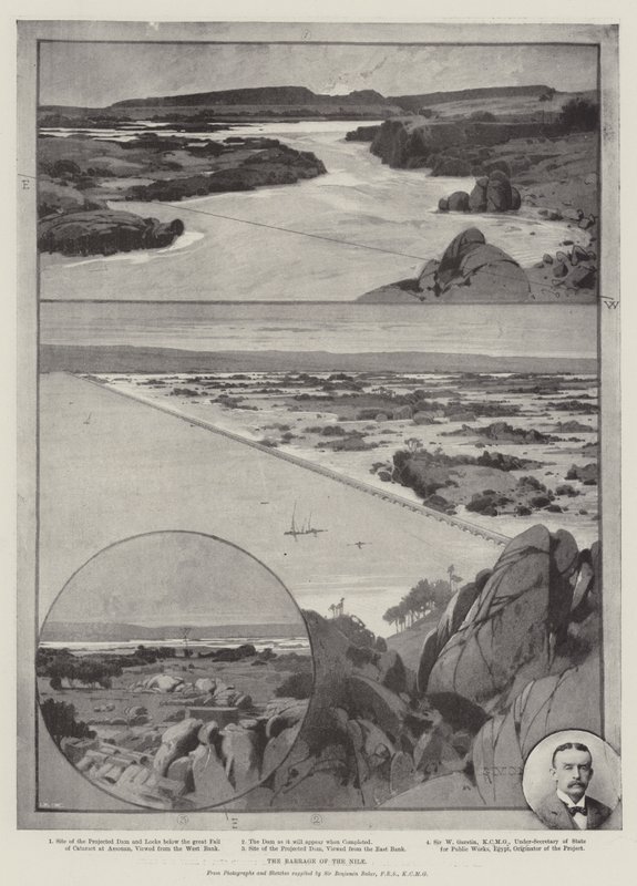 Barrage ved Nilen af Charles Auguste Loye