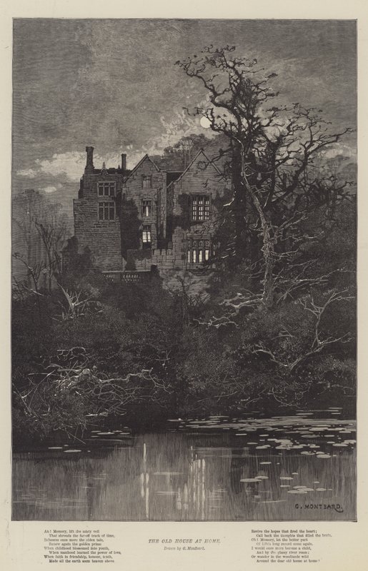 Det gamle hus derhjemme af Charles Auguste Loye