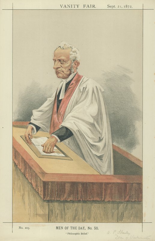 Meget pastor Arthur Penrhyn Stanley, dekan af Westminster af Charles Auguste Loye