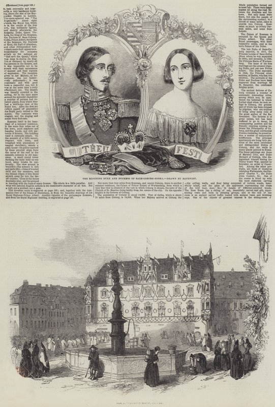 Hendes Majestæts besøg i Tyskland af Charles Baugniet