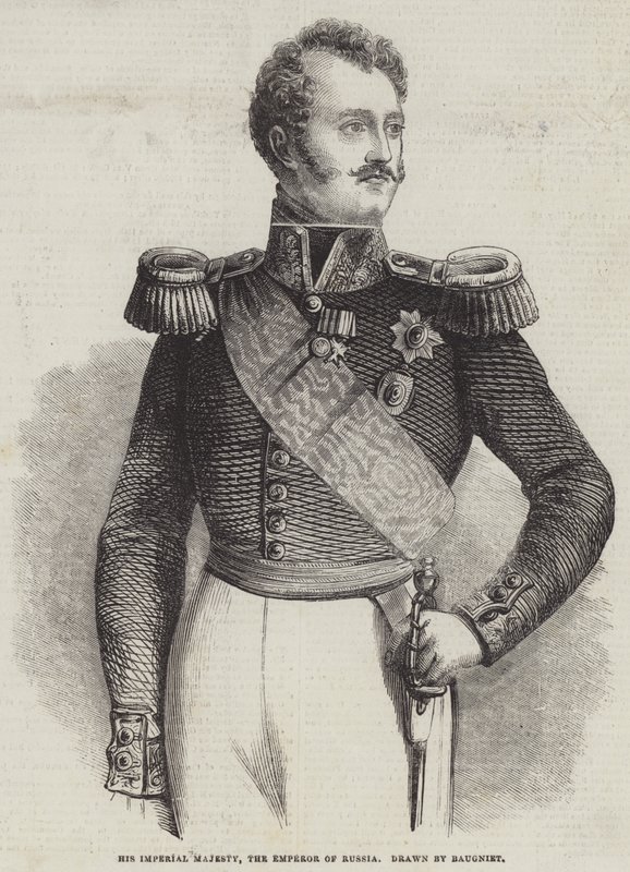 Hans Kejserlige Majestæt, Kejseren af Rusland af Charles Baugniet