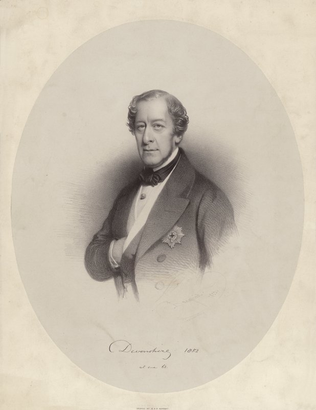 William George Spencer Cavendish, 6. hertug af Devonshire af Charles Baugniet