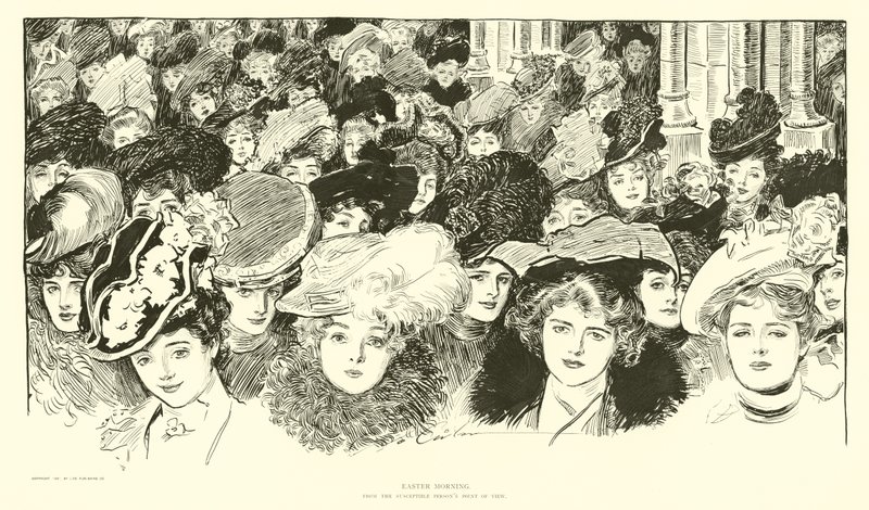 Påskemorgen, set fra de modtagelige personers synspunkt af Charles Dana Gibson
