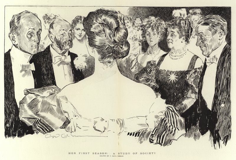 Hendes første sæson, en undersøgelse af samfundet af Charles Dana Gibson