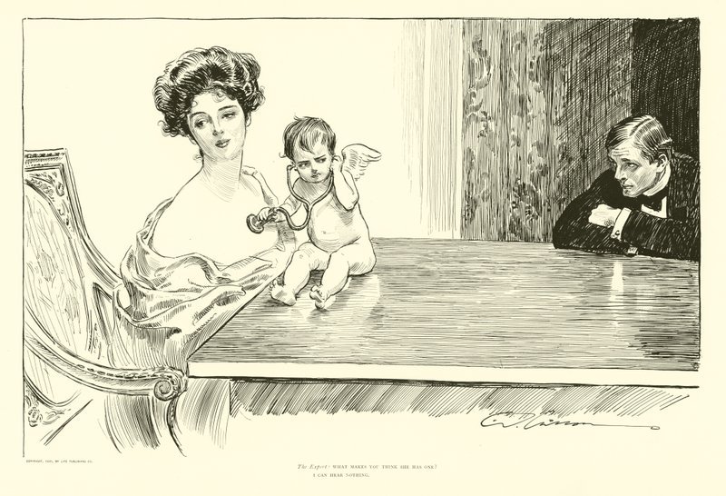 Jeg kan intet høre af Charles Dana Gibson
