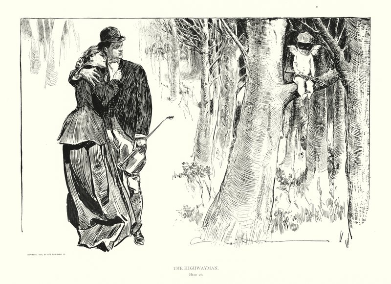 The Highwayman (litografi) af Charles Dana Gibson
