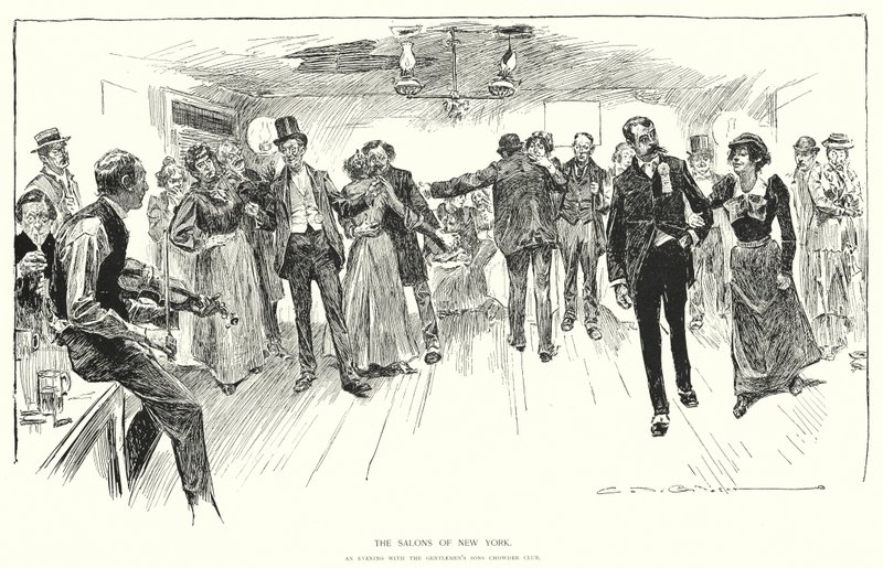 The Salons of New York, en aften med Gentlemen