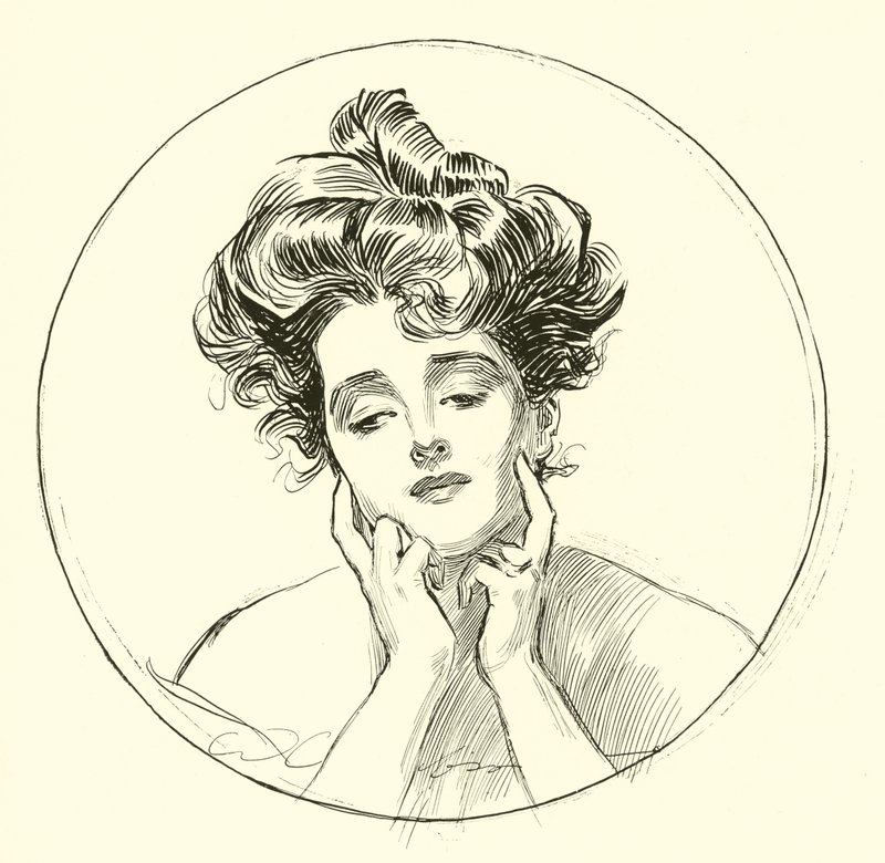 Den smukke enke af Charles Dana Gibson