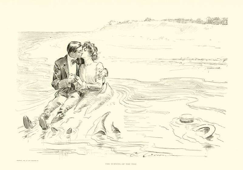 Tidevandets vending af Charles Dana Gibson