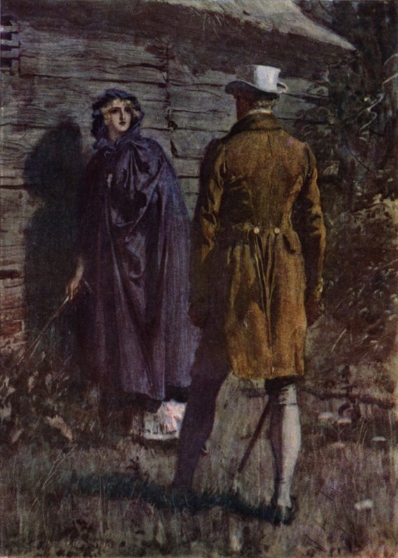 Illustration til The Amateur Gentleman af Jeffery Farnol (farve litho) af Charles Edmund (after) Brock