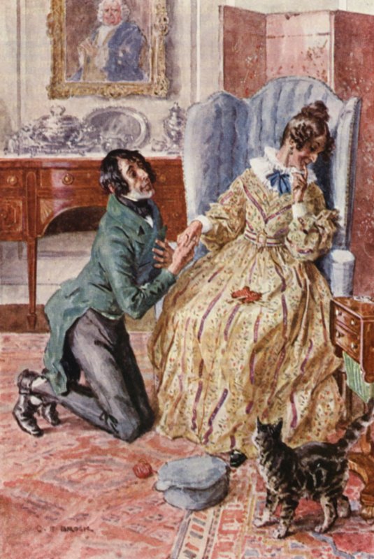 Illustration til The Pickwick Papers af Charles Dickens (farvelitografi) af Charles Edmund (after) Brock