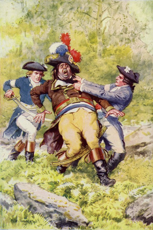Hectors fingre var snoet i hans kittel ... af Charles Edmund Brock
