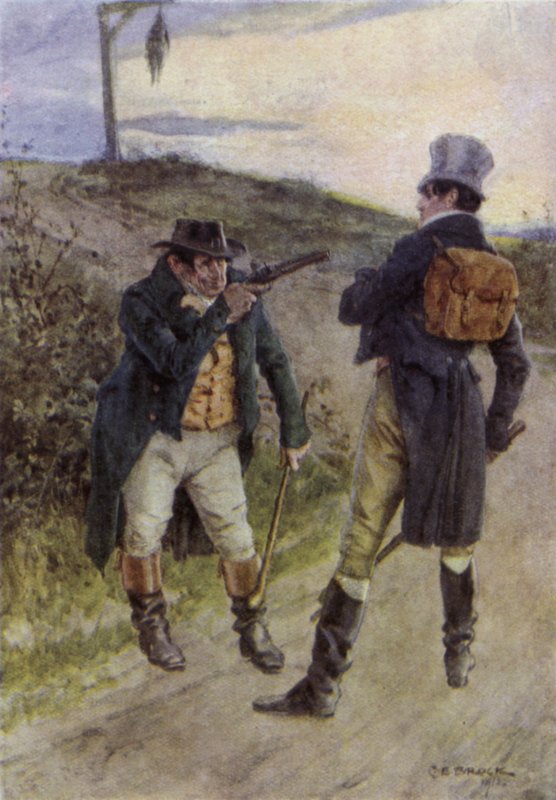 Illustration til The Broad Highway a Romance of Kent af Charles Edmund Brock