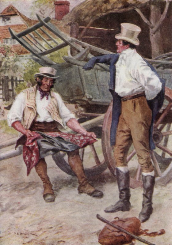 Illustration til The Broad Highway a Romance of Kent af Charles Edmund Brock