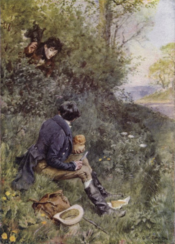 Illustration til The Broad Highway a Romance of Kent af Charles Edmund Brock