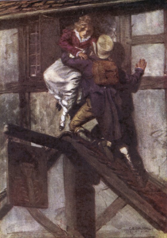 Illustration til The Broad Highway a Romance of Kent af Charles Edmund Brock