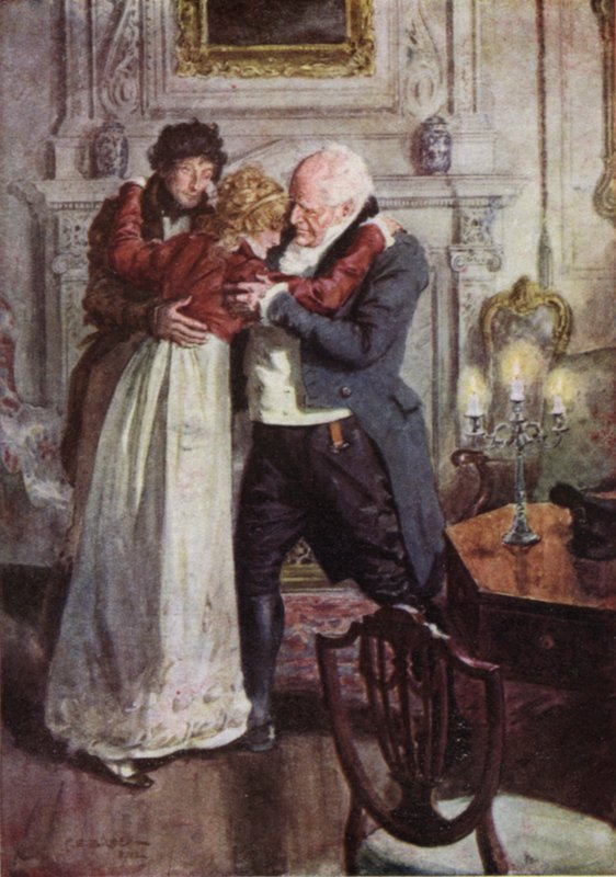 Illustration til The Broad Highway a Romance of Kent af Charles Edmund Brock