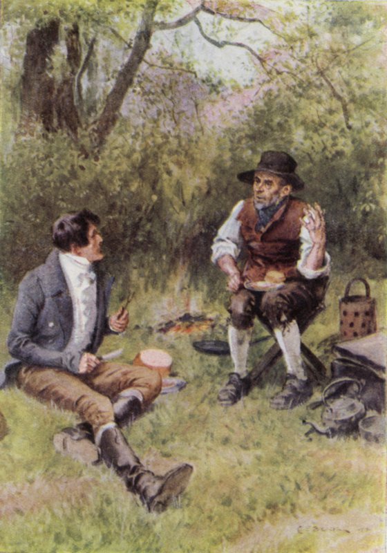 Illustration til The Broad Highway a Romance of Kent af Charles Edmund Brock