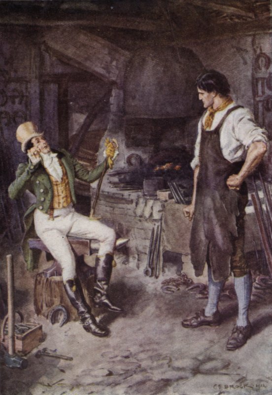Illustration til The Broad Highway a Romance of Kent af Charles Edmund Brock