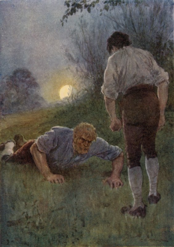 Illustration til The Broad Highway a Romance of Kent af Charles Edmund Brock