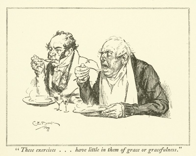 Illustration til The Essays of Elia af Charles Lamb (gravering) af Charles Edmund Brock