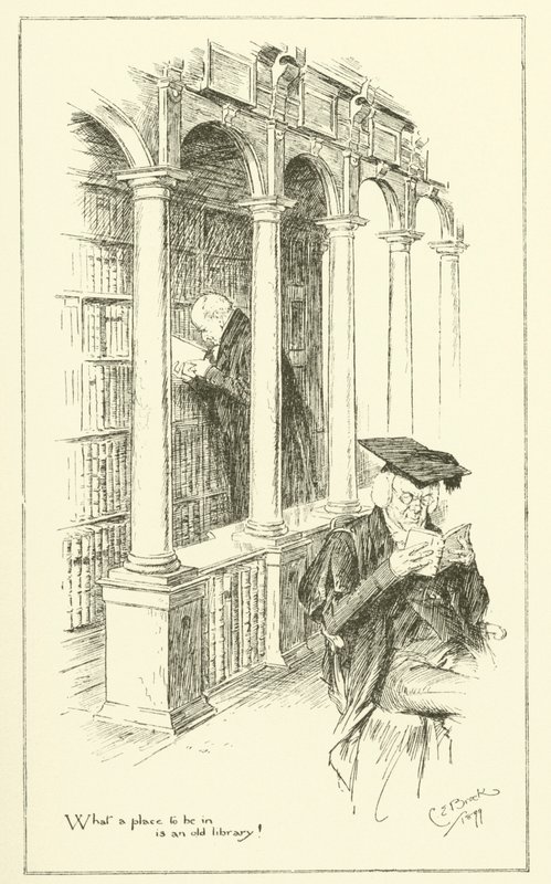 Illustration til The Essays of Elia af Charles Lamb (gravering) af Charles Edmund Brock