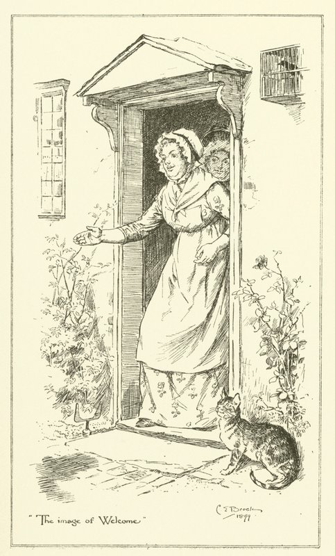 Illustration til The Essays of Elia af Charles Lamb (gravering) af Charles Edmund Brock